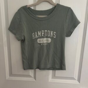 Brandy Melville Sage Green Tee